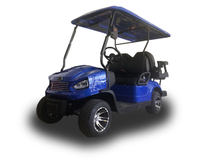 Blue Elite EV 4 Passenger Golf Cart golf car rental laguna woods, golf cart rental near me