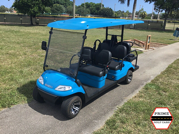 Blue Advanced EV 6 Passenger Golf Cart laguna woods golf cart rental, golf cart rentals