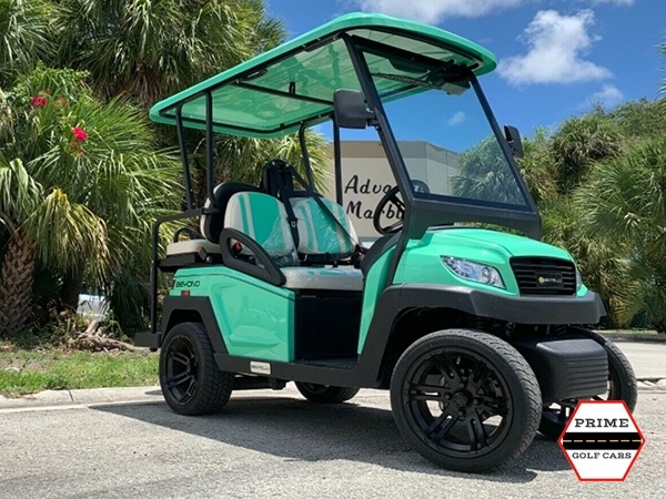 Mint Bintelli Beyond 4 Passenger Golf Cart affordable golf cart rental, golf cart rent laguna woods golf cart rental