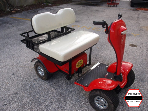 Red Cricket ESV Golf Cart affordable golf cart rental, golf cart rent laguna woods golf cart rental