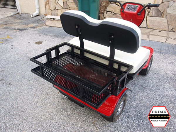 Red Cricket ESV Mini Mobility Golf Cart affordable golf cart rental, golf cart rent laguna woods golf cart rental