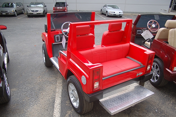 Red Hummer Golf Cart affordable golf cart rental, golf cart rent laguna woods golf cart rental