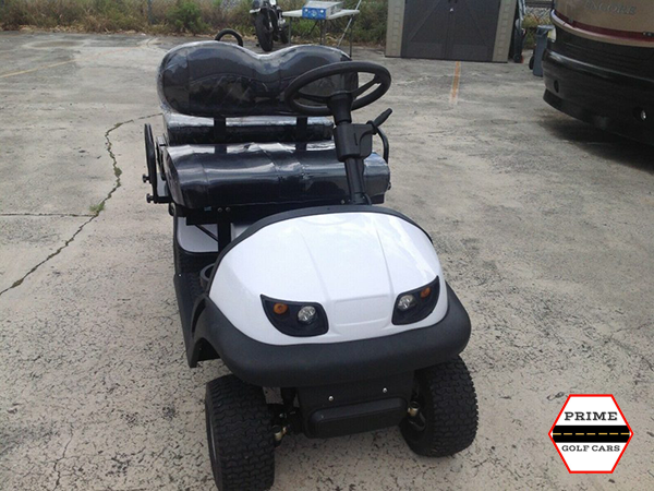 White Cricket RX5 Mini Golf Cart affordable golf cart rental, golf cart rent laguna woods golf cart rental